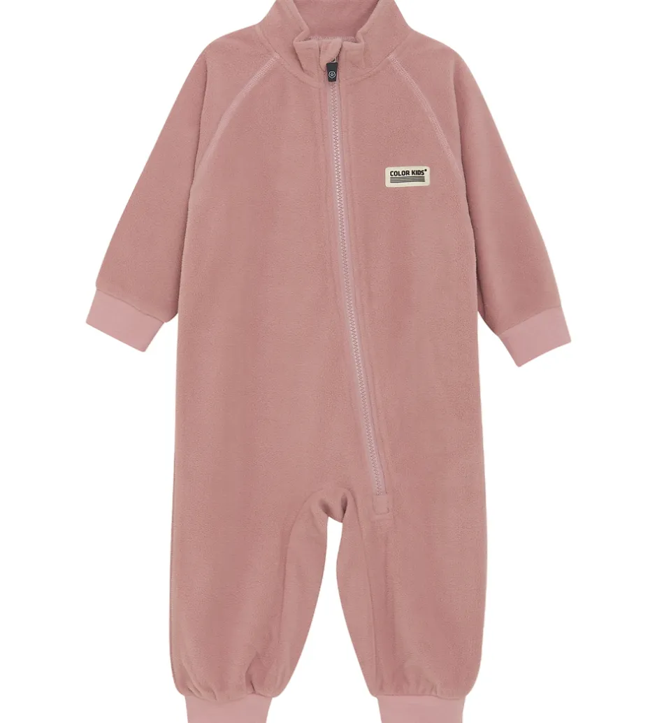 Børn Color Kids Fleecedragt - Woodrose