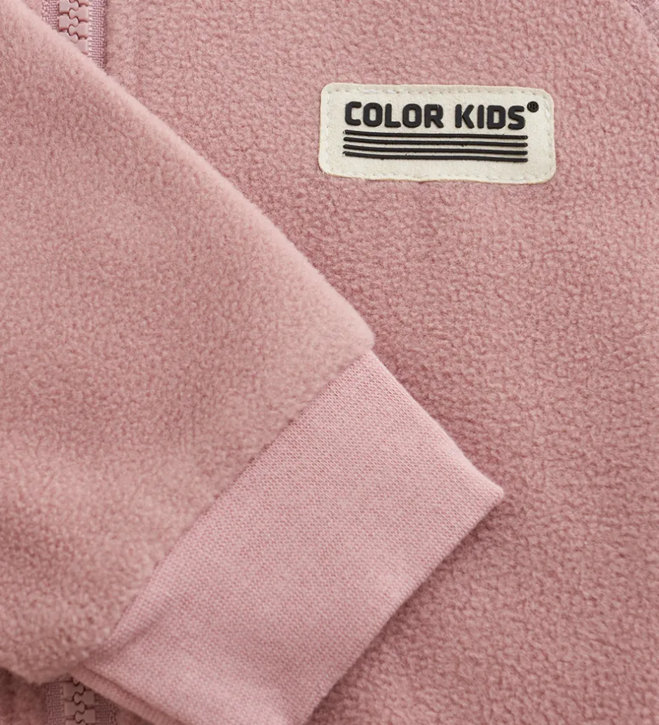 Børn Color Kids Fleecedragt - Woodrose