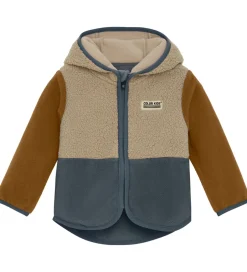 Børn Color Kids Fleecejakke - Baby Teddy - Stormy Weather
