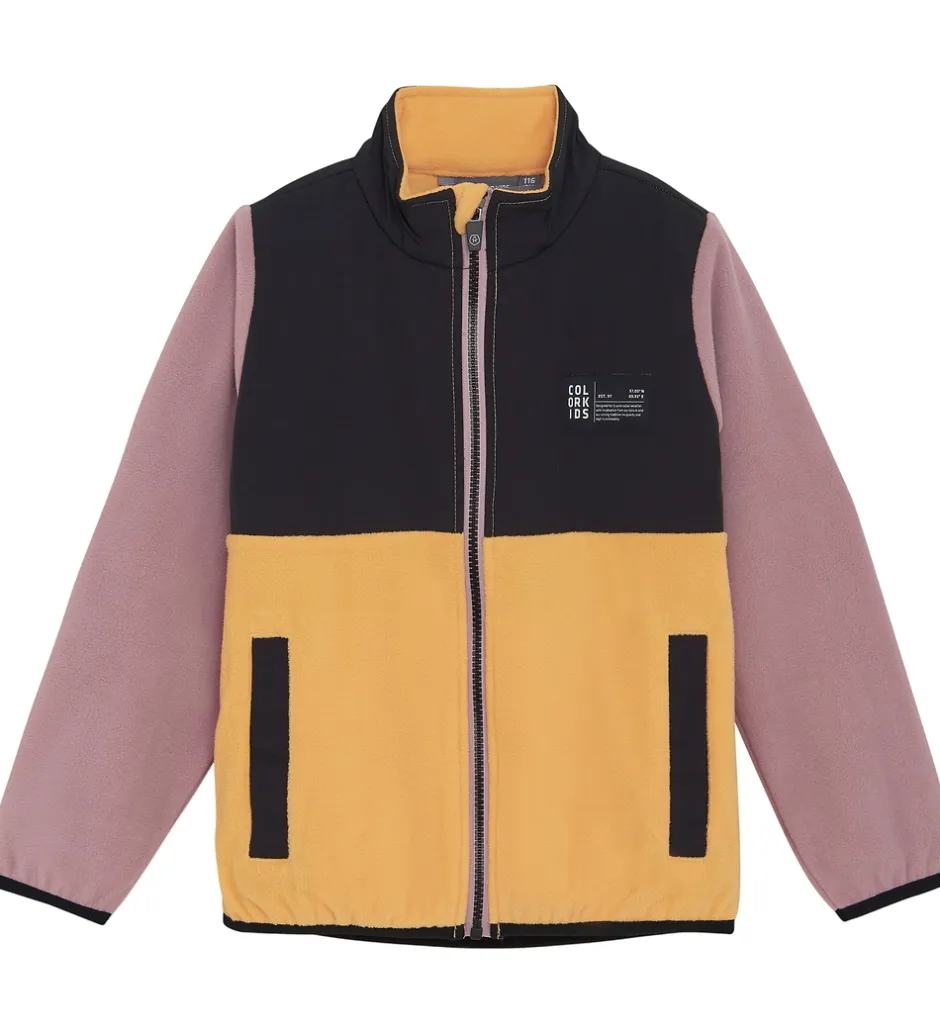 Børn Color Kids Fleecejakke - Chamois