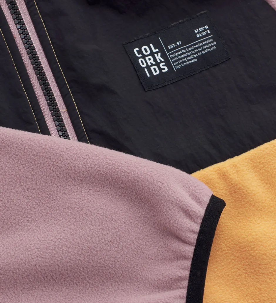 Børn Color Kids Fleecejakke - Chamois