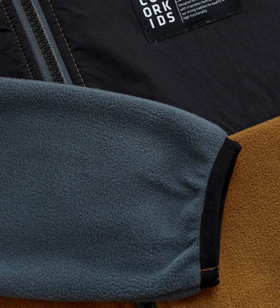 Fleece*Color Kids Fleecejakke - Nuthatch
