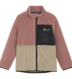 Børn Color Kids Fleecejakke - Woodrose