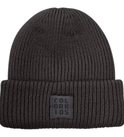 Huer Og Hatte*Color Kids Hue - Uld/Akryl - Strik - Phantom