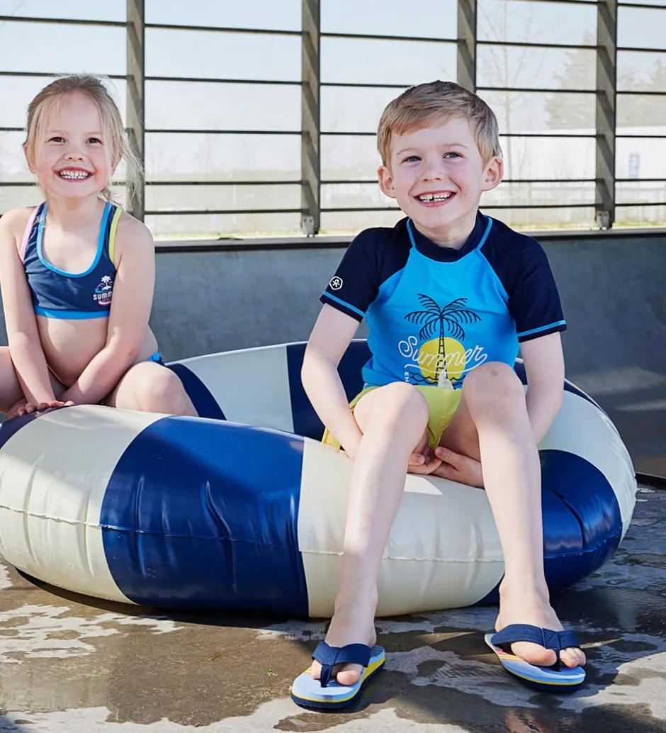 Klipklappere*Color Kids Klipklapper - Flip Flops - Cerulean