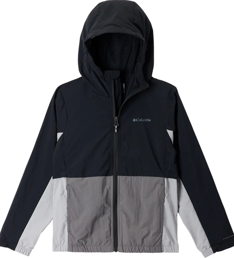 Børn Columbia Jakke - Tabor Trail - UV40+ - Sort/ Grey