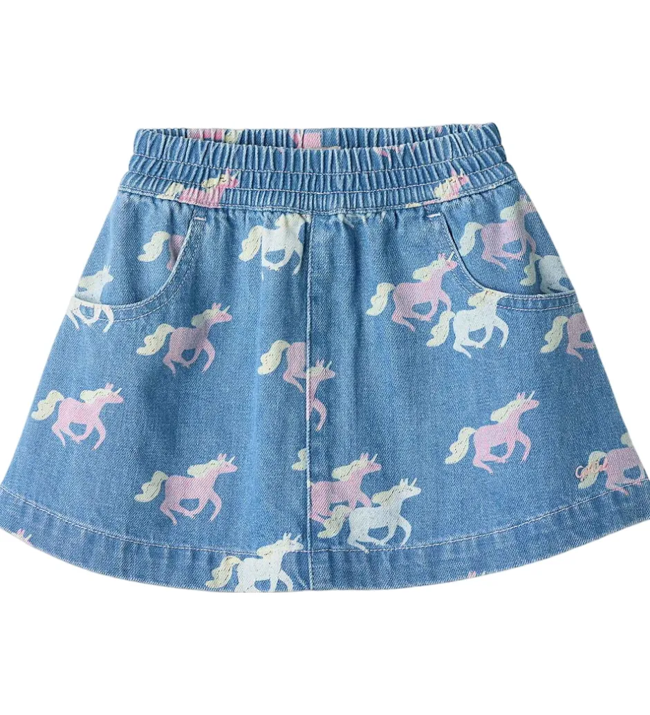 Børn Copenhagen Colors Denimnederdel - Indigo Blue Wash
