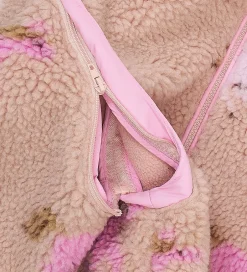 Fleece*Copenhagen Colors Fleecejakke - Teddy - Removable Sleeves - Rose