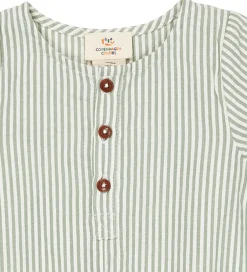 Sommerdragter*Copenhagen Colors Sommerdragt - Green W. Cream Stripe