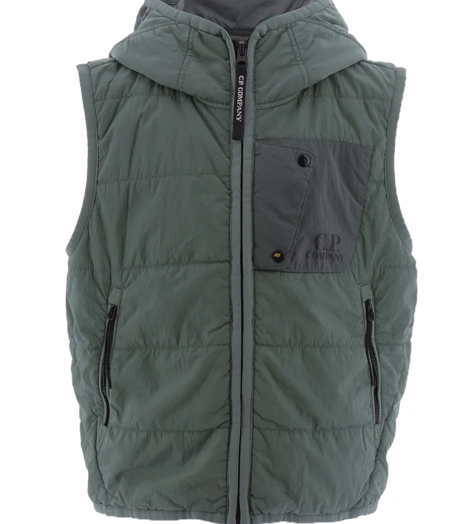 Børn C.P. Company Dynevest - Green Bay m. Solbriller