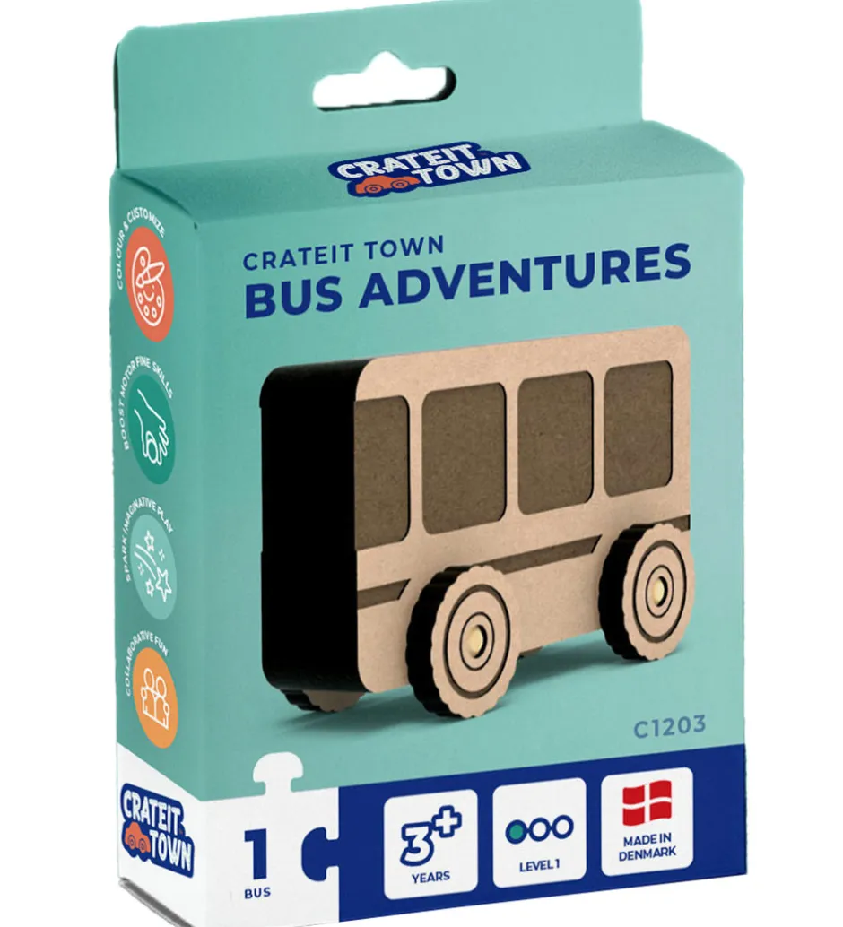Crateit Kreasæt - Town - Træ - Bus Adventures