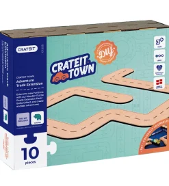 Trælegetøj*Crateit Kreasæt - Town - Træ - Adventure Track Extension