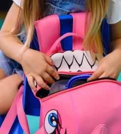 Børn Crazy Safety Børnehavetaske - Shark - Pink