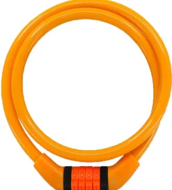 Cykellåse|Cykellåse*Crazy Safety Kodelås - 60 cm - Gul