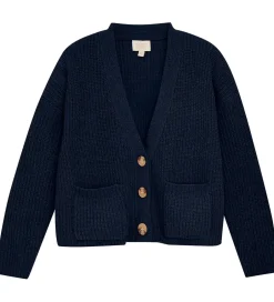 Striktrøjer*Creamie Cardigan - Strik - Black Iris