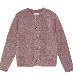 Børn Creamie Cardigan - Strik - Glitter - Crushed Berry