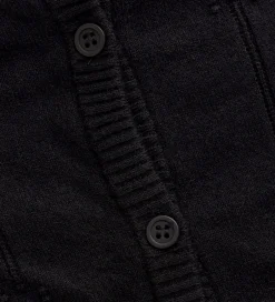 Børn Creamie Cardigan - Strik - Pointelle - Sort