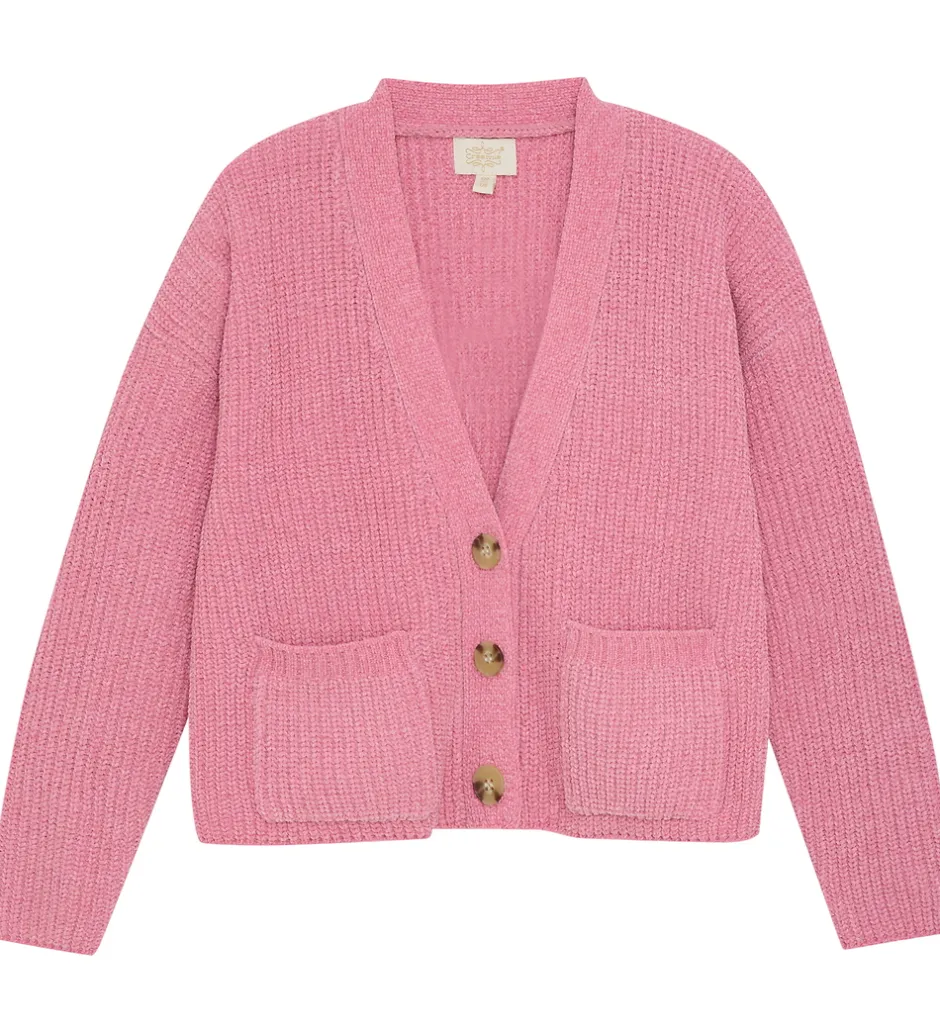 Striktrøjer*Creamie Cardigan - Strik - Wild Rose