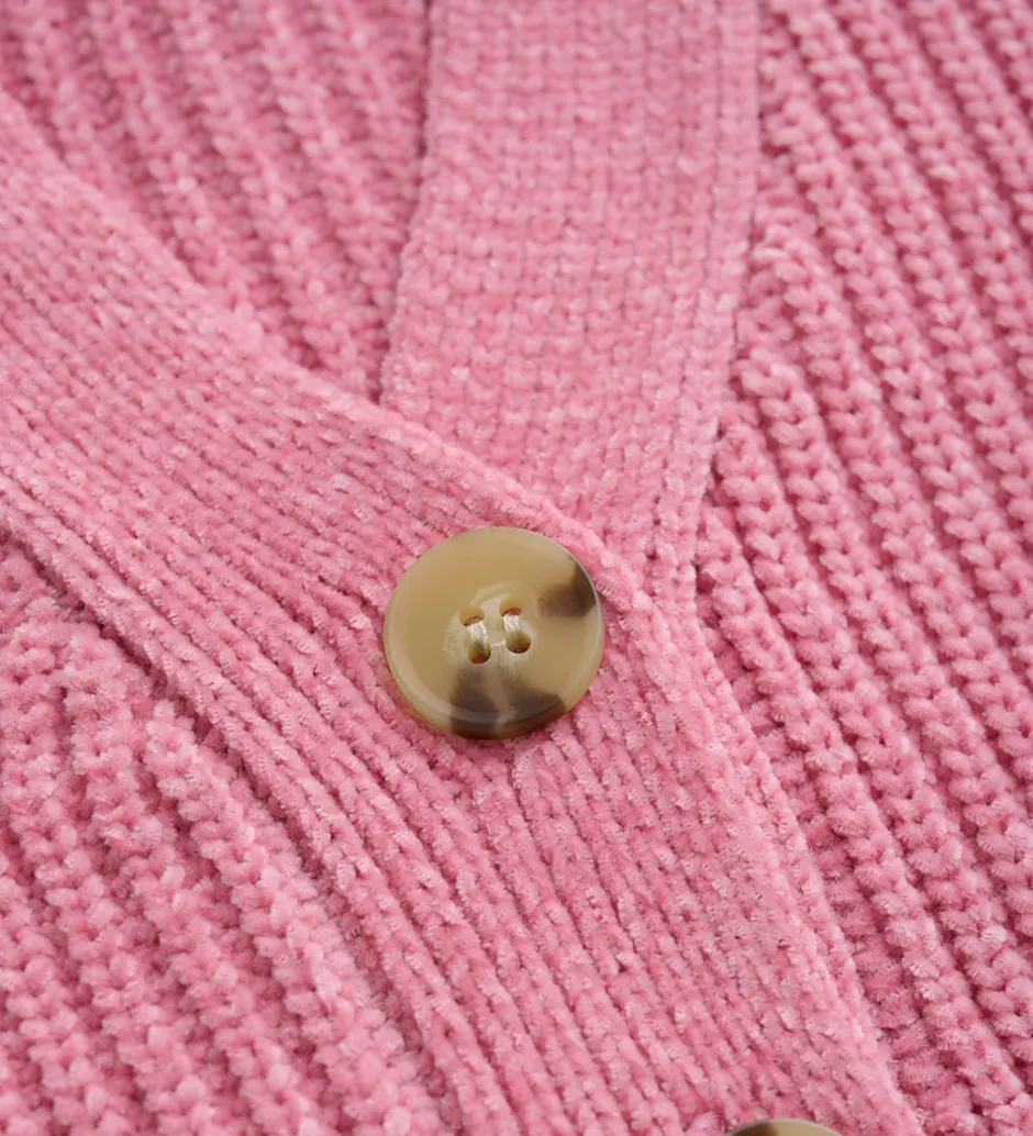 Striktrøjer*Creamie Cardigan - Strik - Wild Rose