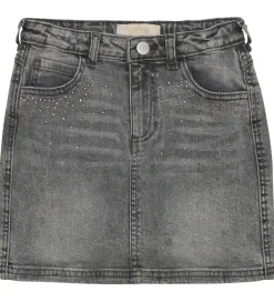Børn Creamie Nederdel - Light Grey Denim
