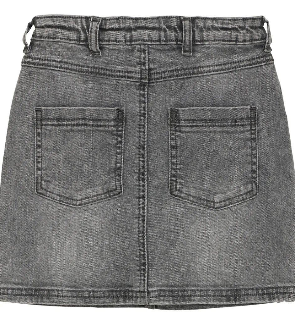 Børn Creamie Nederdel - Light Grey Denim