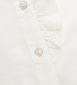 Børn Creamie Skjorte - Woven - Cloud m. Broderie Anglaise