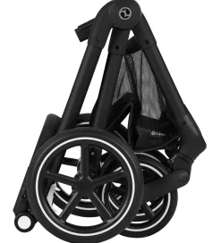 Klapvogne*Cybex Klapvogn/Barnevogn - Eos Lux - 2-i-1 - Moon Black
