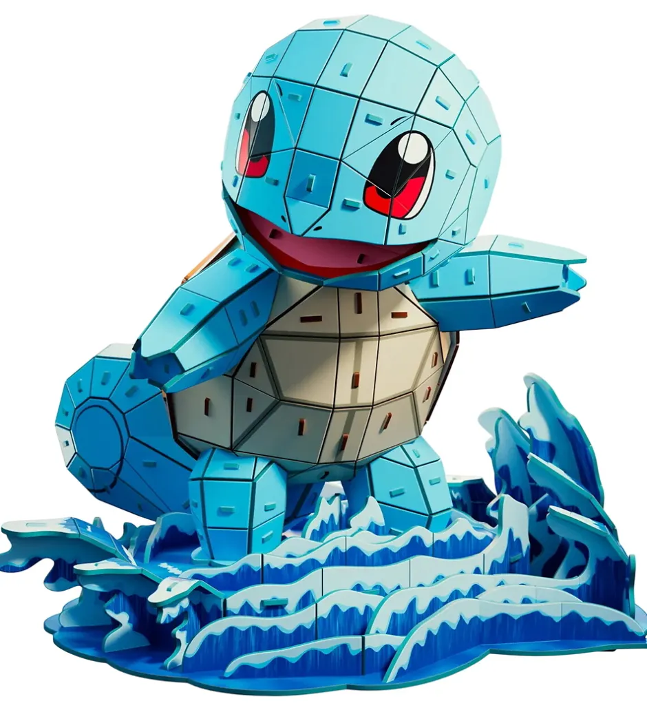 Puslespil*4D Puzzles 3D Puslespil - Pokémon 25,6 cm - Squirtle