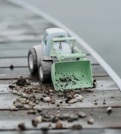 Traktorer|Strandlegetøj*Dantoy BIO Plastic Traktor m. Grab - Blå/Grøn