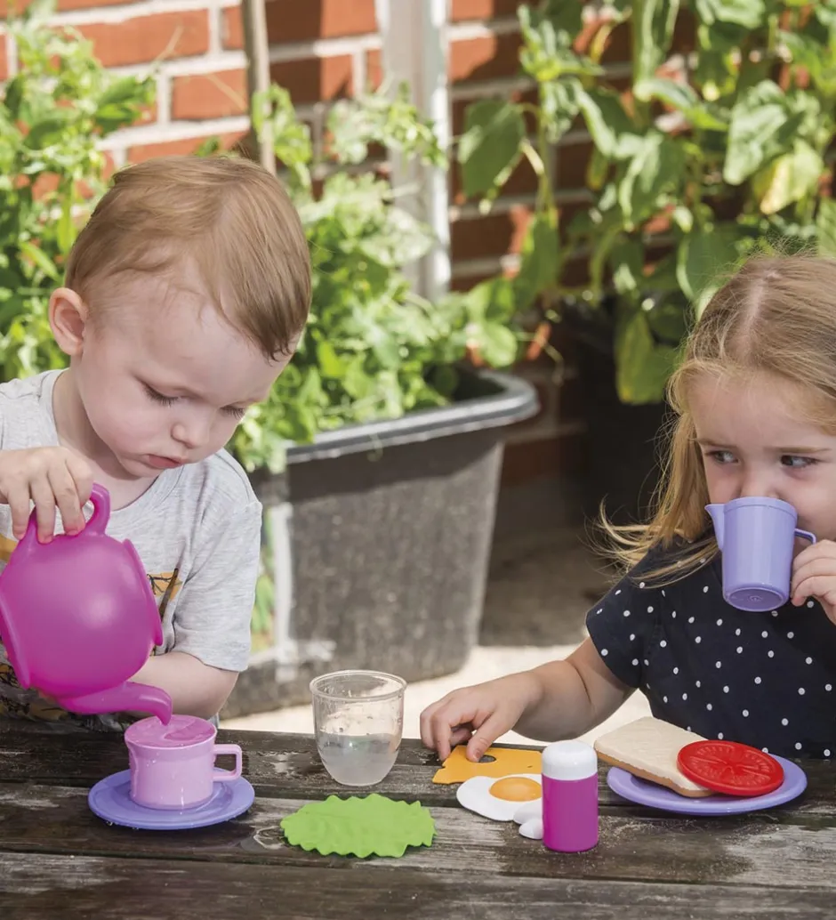 Legemad|Legekøkken Og Legemøbel*Dantoy Frokostsæt - My Little Princess - 18 Dele