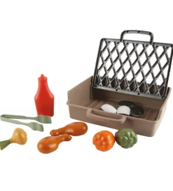 Legemad|Legekøkken Og Legemøbel*Dantoy Grillsæt - Green Garden - 12 Dele