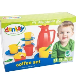 Legekøkken Og Legemøbel*Dantoy Kaffestel - My Little Kitchen - 17 dele