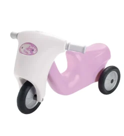 Løbecykler*Dantoy Scooter m. Gummihjul - Rosa/Hvid