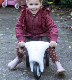 Løbecykler*Dantoy Scooter m. Gummihjul - Rosa/Hvid