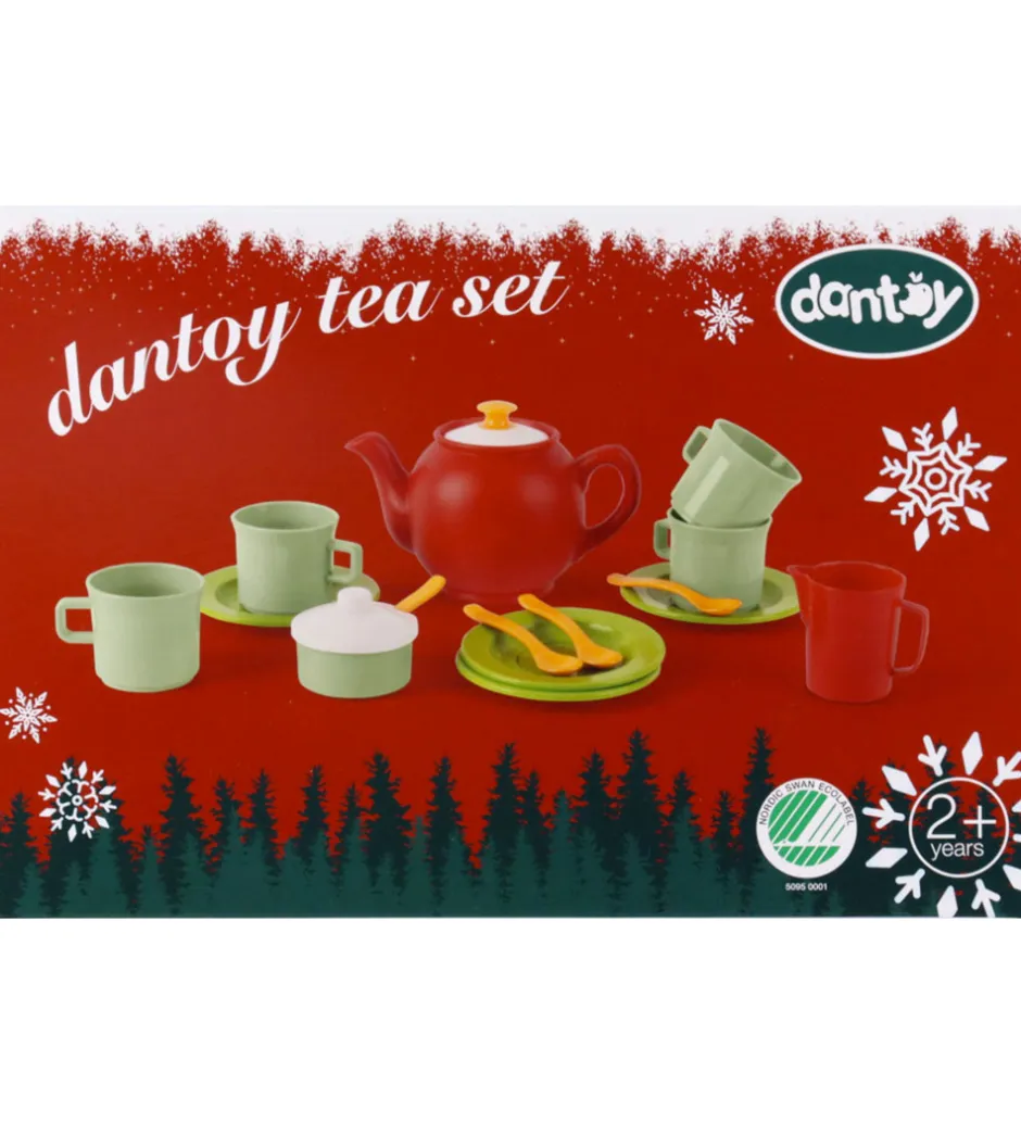 Dantoy Tea Set - Christmas - 17 Dele