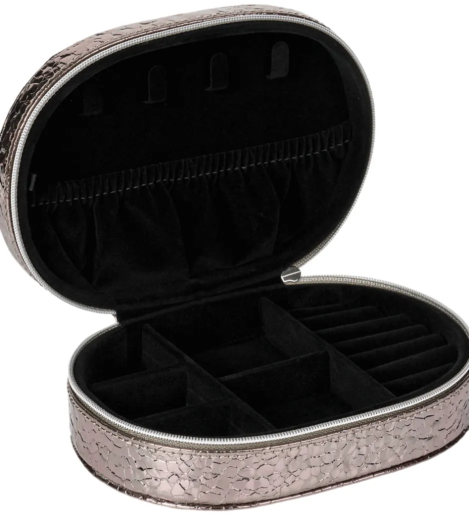DAY ET Smykkeskrin - Disco Jewelry Zip Oval B - Gunmetal