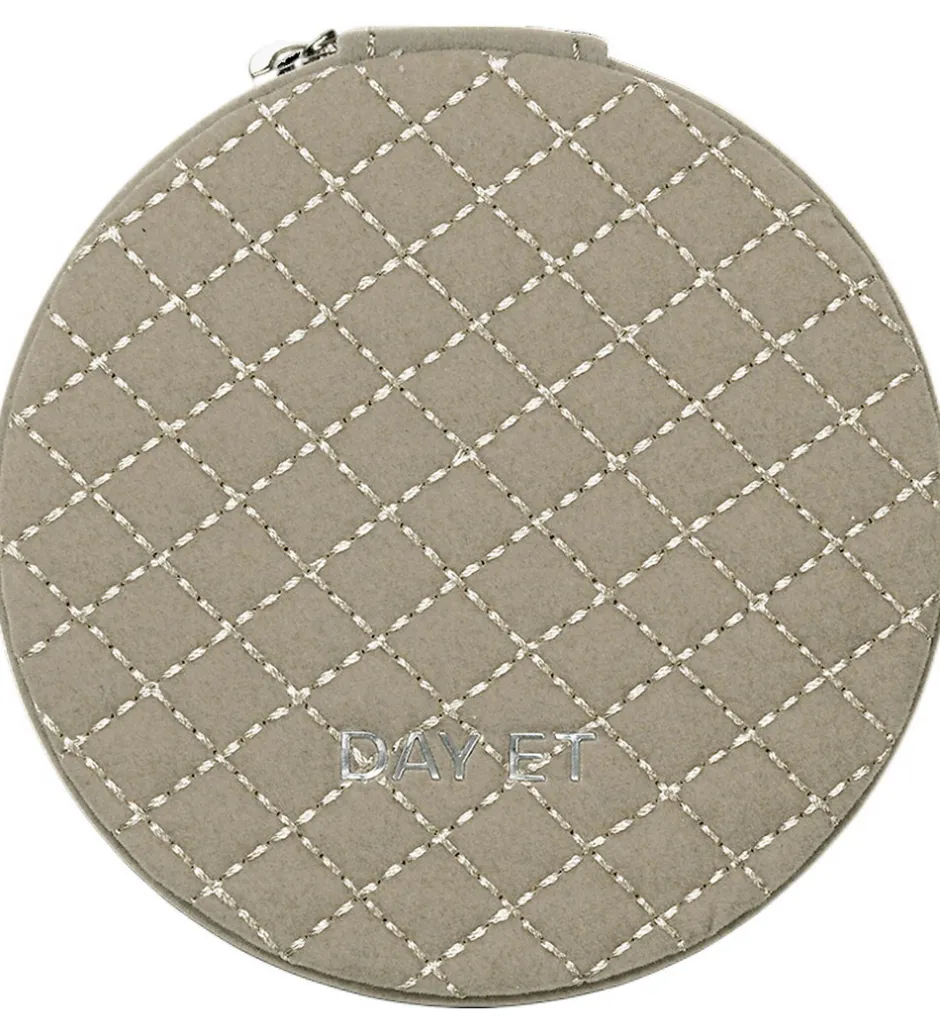 DAY ET Smykkeskrin - Q Jewelry Zip Round - Cobbelstone