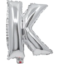 Festartikler*Decorata Party Foileballon - 35 cm - K - Sølv
