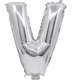 Decorata Party Foileballon - 34 cm - V - Sølv