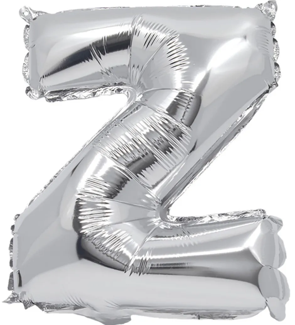 Decorata Party Foileballon - 30 cm - Z - Sølv