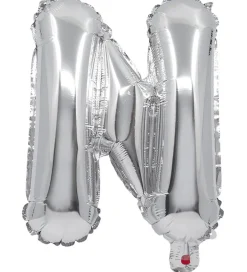 Decorata Party Foileballon - 34 cm - N - Sølv