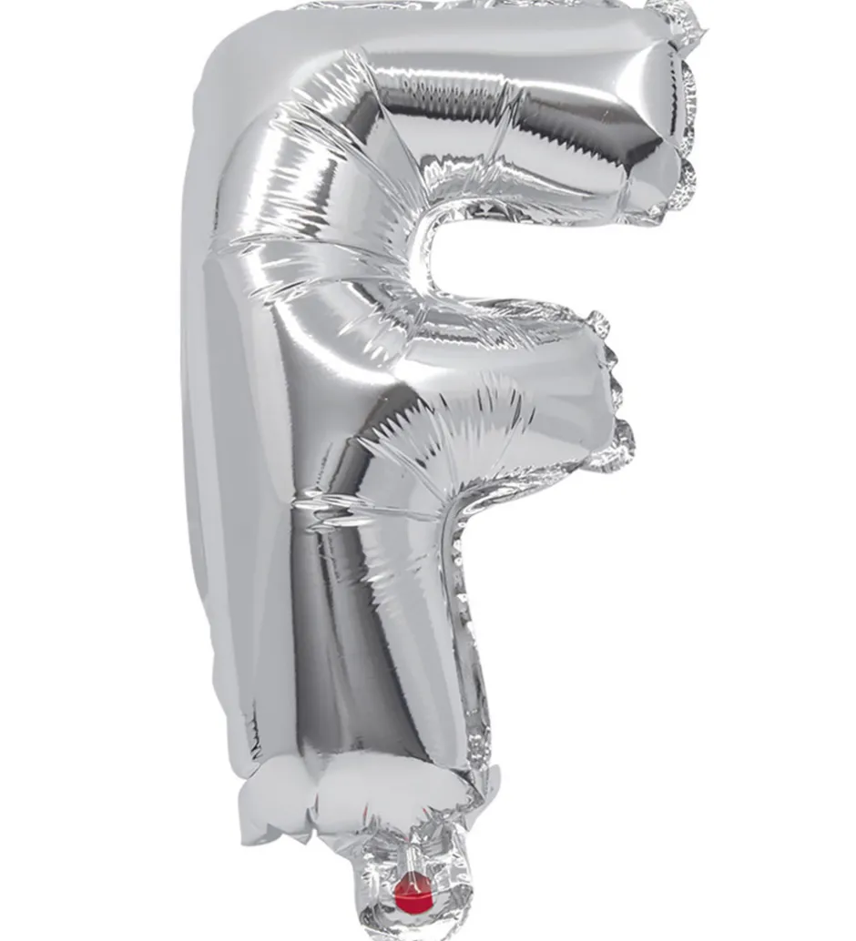 Festartikler*Decorata Party Foileballon - 31 cm - F - Sølv