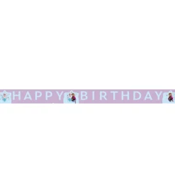 Festartikler*Decorata Party Happy Birthday Banner - Frozen Idyllic Wonder