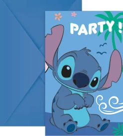 Decorata Party Invitationer - 6-pak - Stitch & Angel