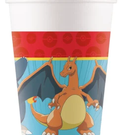 Festartikler*Decorata Party Papkrus - 8-pak - 200 ml - Pokémon