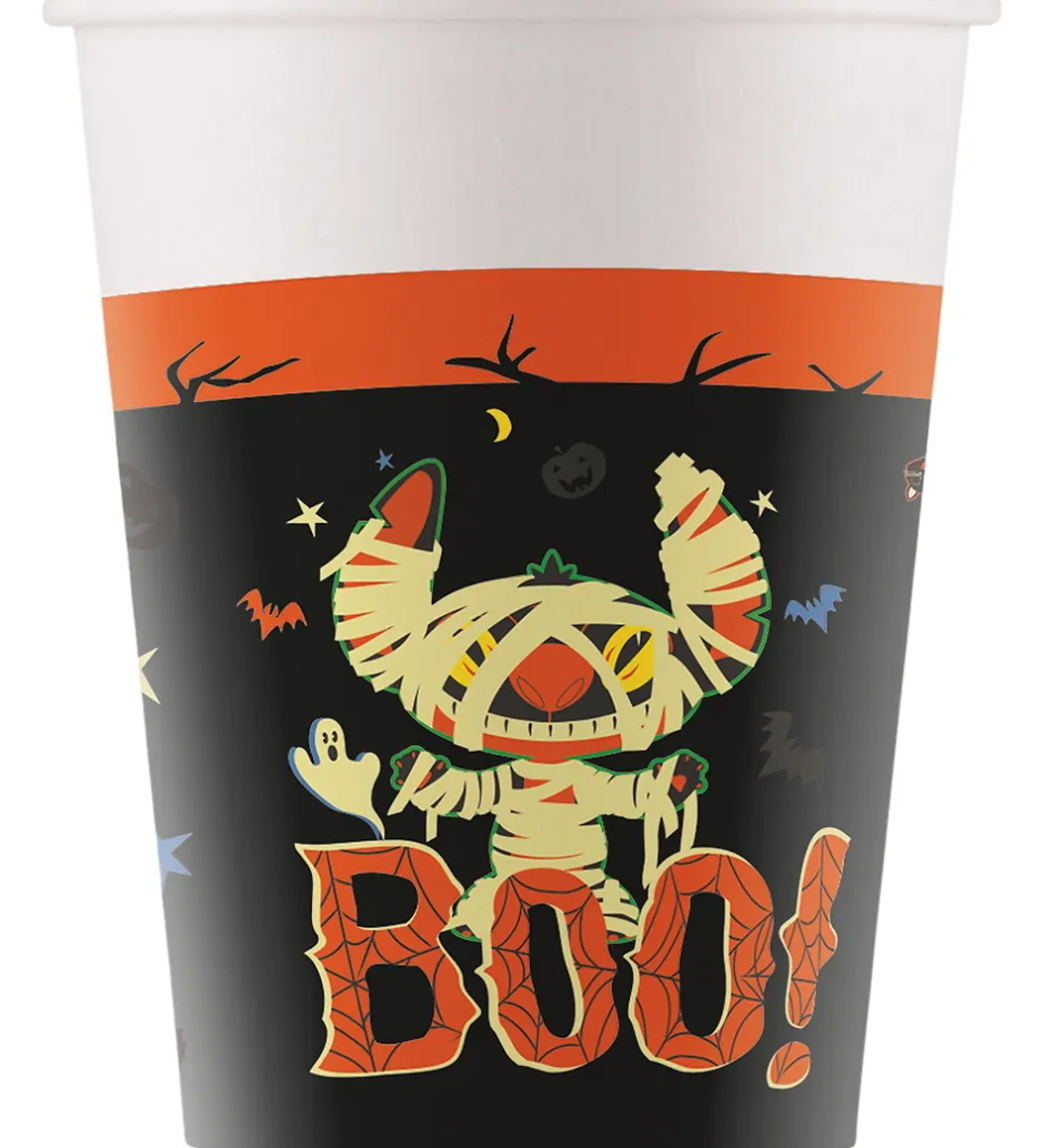 Festartikler*Decorata Party Papkrus - 8-pak - 200 ml - Stitch Halloween