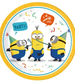 Tallerkener*Decorata Party Paptallerkner - 8-pak - 23 cm - Minions: The Rise