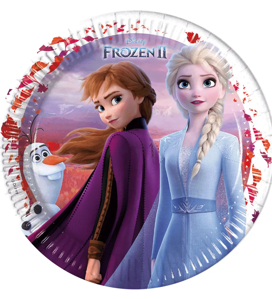 Tallerkener*Decorata Party Paptallerkner - 8-pak - 23 cm - Frozen II