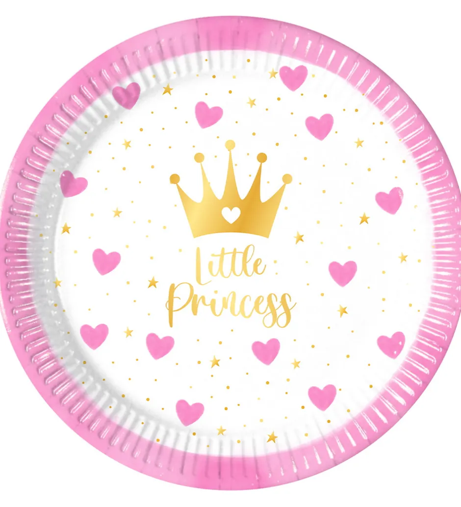 Festartikler*Decorata Party Paptallerkner - 8-pak - 19,5 cm - My Little Princ