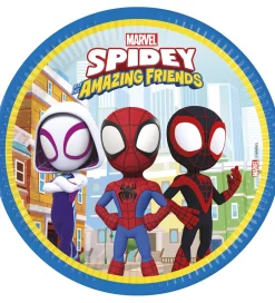 Tallerkener*Decorata Party Paptallerkner - 8-pak - 23 cm - Spidey & His Amaz